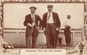 Polar Explorer Drucke: Commander Peary and Captain Bartlett