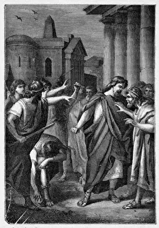 Ancient Roman History Images Drucke: Commodus Assassinated