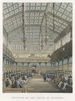 British Parliament History Drucke: Commons Circa 1840S