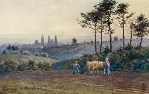 Spanish Historical Landmark Drucke: Compostella Pilgrims