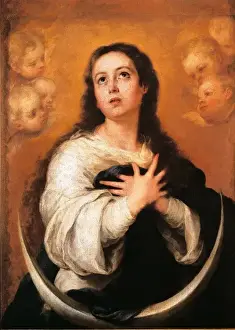 Historical Art Import Drucke: The Conception