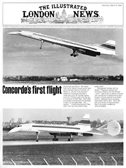 Erster Flug von Concorden