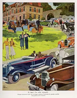 1930s Motoring History Drucke: Concours D elegance