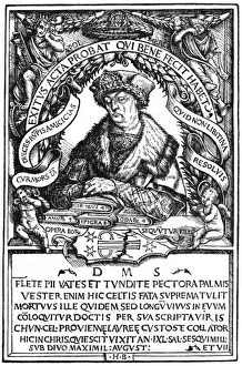 Historical Figures In Germany Drucke: Conrad Celtes - 2