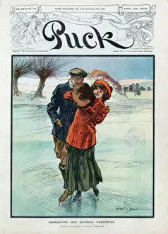 Early 20th Century Illustrations Drucke: Conserving her natural resources