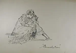 Great War Military Art Drucke: Consolation