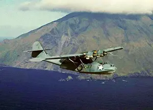 Drucke von Konsolidiertes PBY-5A Catalina über den Aleutenwasser Flugzeuge Und Luftfahrt Drucke: Konsolidierter PBY-5A Catalina über den Aleutenwasser