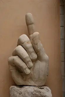 Konsstantin der Große (272-337), Römischer Kaiser, Hände des Gottes