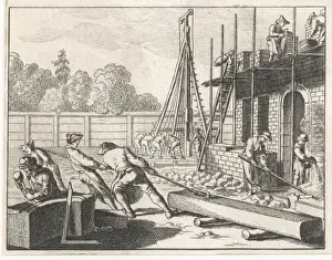 Manual Labor In Construction Drucke: Constructing a House