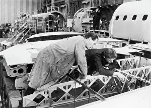 Concorde Drucke: Bau der Concorde