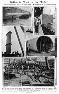British Naval Ships Drucke: Construction of a Dreadnought, 1909