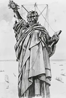 Statue Of Liberty Construction Drucke: Construction of the Statue of Liberty: Re-constructing the s