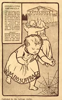 Suffragette Art Drucke: Consulting the Oracle