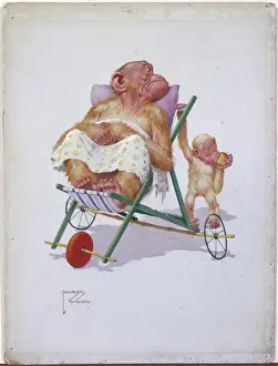 Lawson Wood Illustrations Drucke: Convalescence