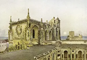 Portuguese Historical Landmarks Drucke: The Convent of Christ -Thomar