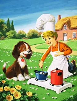 Outdoor Cooking Drucke: Cooking outdoors