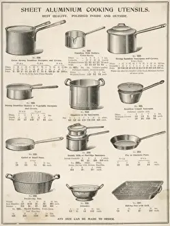 Vintage Kitchen Utensils Drucke: Cooking / Utensils