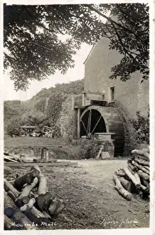 Drucke von Koombe-Mill in Kilkhampton bei Bude im County von Cornwall im Vereinigten Königreich Englands. Zeigt die Wassermühle Datum: 1910 Bude Drucke: Koombemühle, Kilkhampston, Cornwall