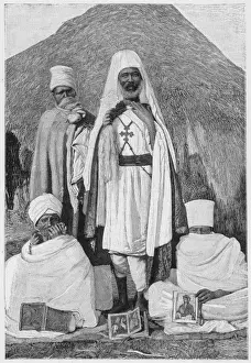 19th Century Photography Drucke: Copts, Eritrea / 1895