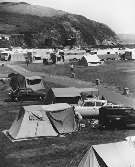 Cornwall Tourist Attractions Drucke: Cornish Caravan Park