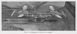 French Aviation History Drucke: Cornu Helicopter 2