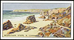 Coastal Walks In Cornwall Drucke: Cornwall / Bedruthan Steps
