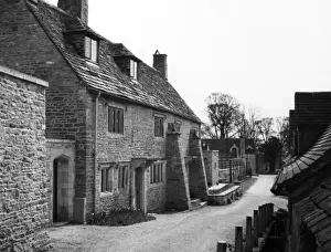 Traditional English Cottages Drucke: Cornwall, Oxfordshire