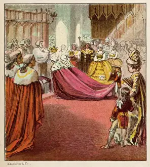 Drucke von Die Krönung von Georg III Kulturelle Feste Und Traditionen Drucke: Koronation von Georg III