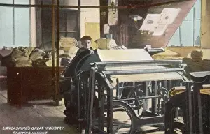 Lancashire Industrial Heritage Drucke: Cotton Plaiting Machine