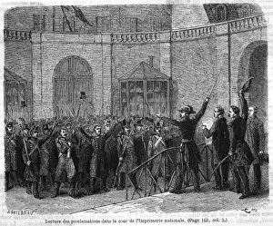 French Historical Events Drucke: Coup: Proclamations