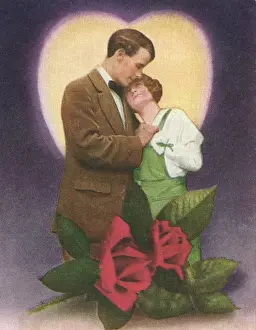 Couples In Love Drucke: A couple gaze longingly at each other