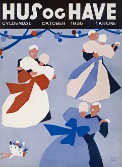 Vintage Dance Floor Scene Drucke: Couples Dancing 1936