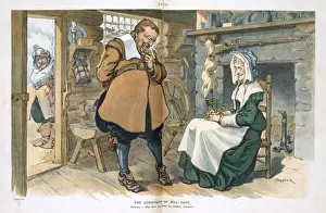 Puck Magazine Cartoons Online Drucke: The courtship of Bill Taft