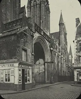 Northern France Landmarks Drucke: Coutances Cathedral