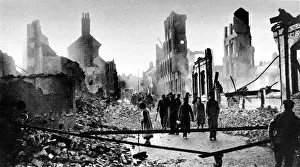 Coventry Blitz Drucke: Coventry after the Blitz, Second World War, 1940