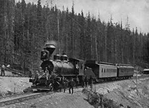 Rail Transport History Drucke: CPR TRAIN