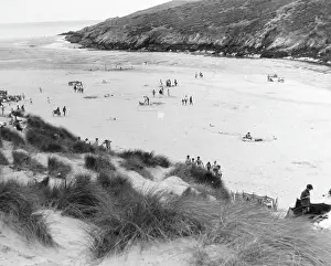Cornwall Beach Drucke: Crantock Sands