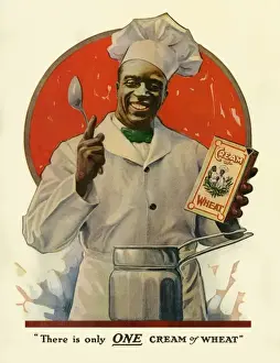 Early 20th Century Advertising Drucke: Cream of Wheat
