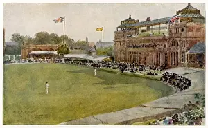 Drucke von Das Pavillon am Lord's Vereinigtes Königreich Drucke: Krieket Herren