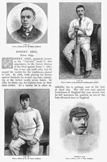Historical Cricket Images Drucke: Cricket Robert Abel