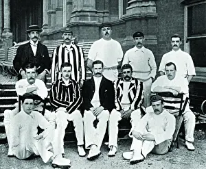 Historical Cricket Images Drucke: Cricket / Team / Derby