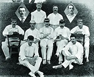 Middlesex Grafschaft Drucke: Krikett / Mannschaft / Mittelengland