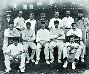 Historical Cricket Images Drucke: Cricket / Team / Nottingham