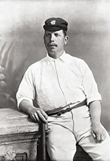 Cricket History Drucke: Cricketer, Flowers