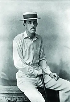 Historical Cricket Images Drucke: Cricketer, Foley