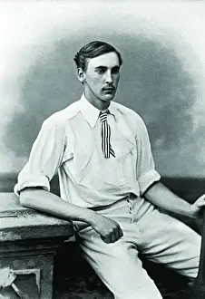 Historical Cricket Images Drucke: Cricketer, Ford