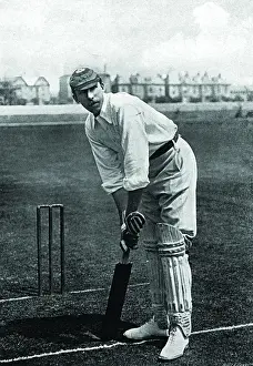 Vintage Cricket Photographs UK Drucke: Cricketer, Gunn