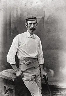 Vintage Cricket Pictures Drucke: Cricketer, Hall
