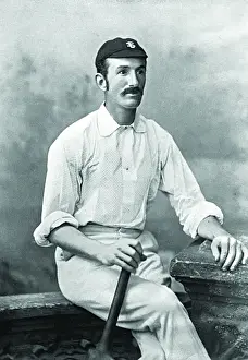 Cricket History Photos Drucke: Cricketer, M. Read
