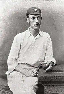 Vintage Cricket Players Drucke: Cricketer, Storer